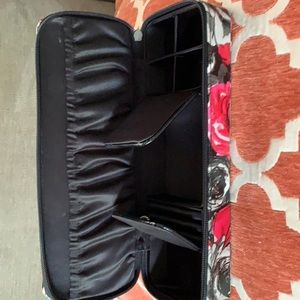 Brighton compact black red and white jewelry box.